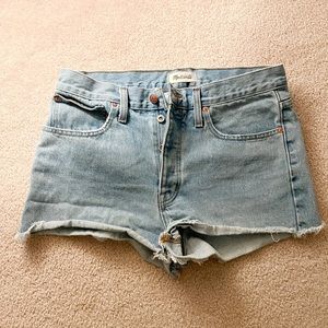 Madewell relaxed denim shorts